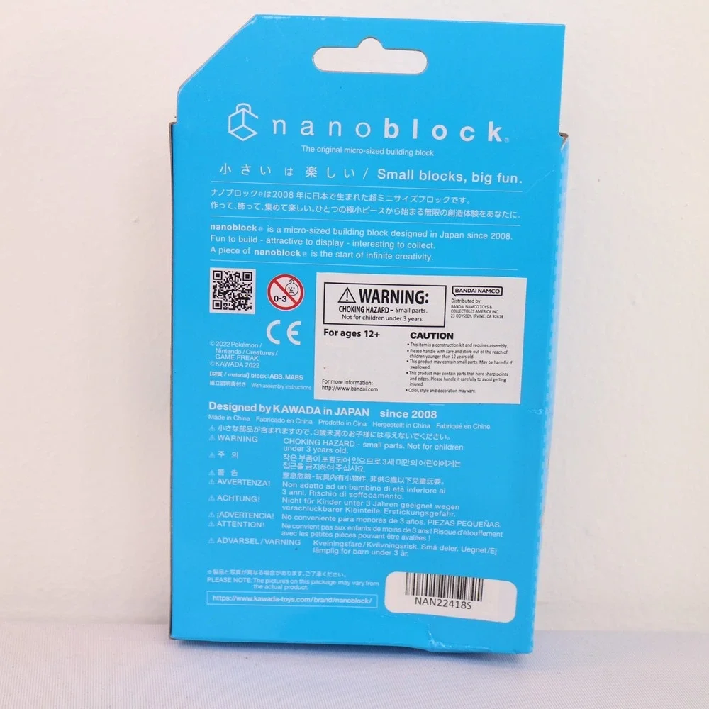 Kawada Nanoblock NBPM 093 Building Block NEW Pokemon Mega Blastoise - 360 Pcs
